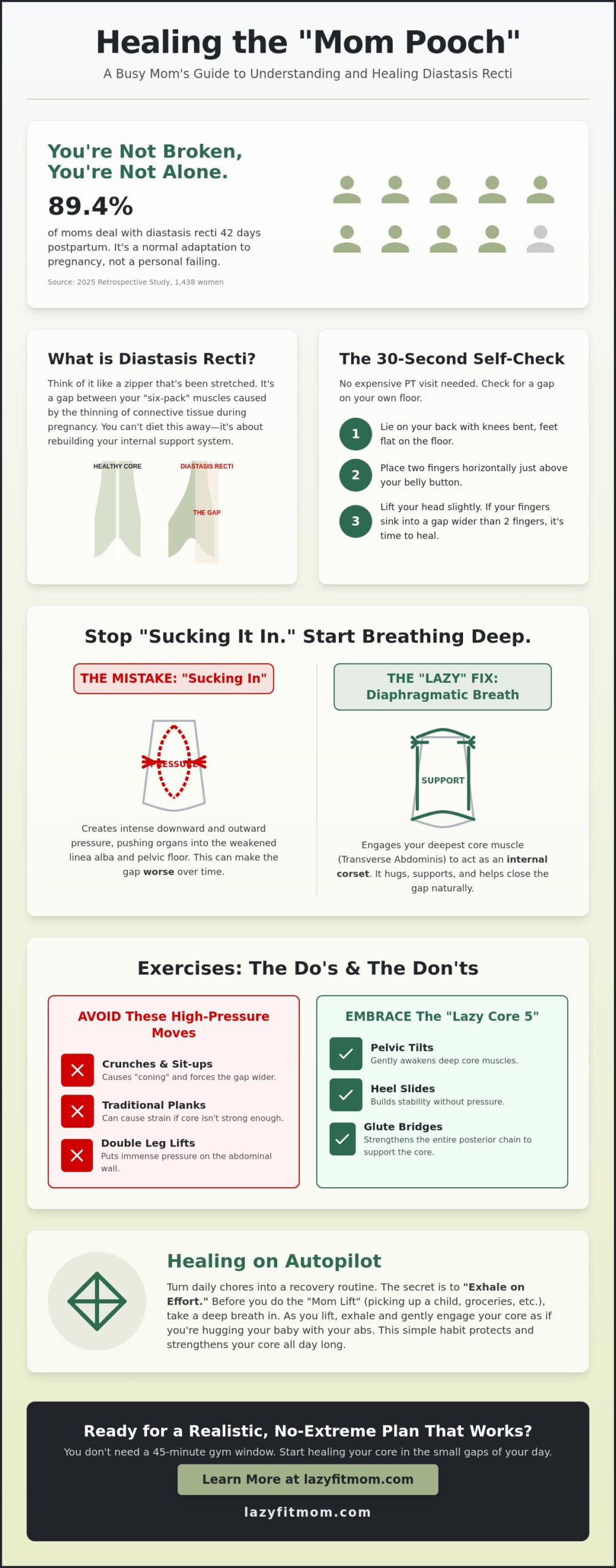 Safe Exercises for Diastasis Recti: A Realistic Guide to Healing Your Core