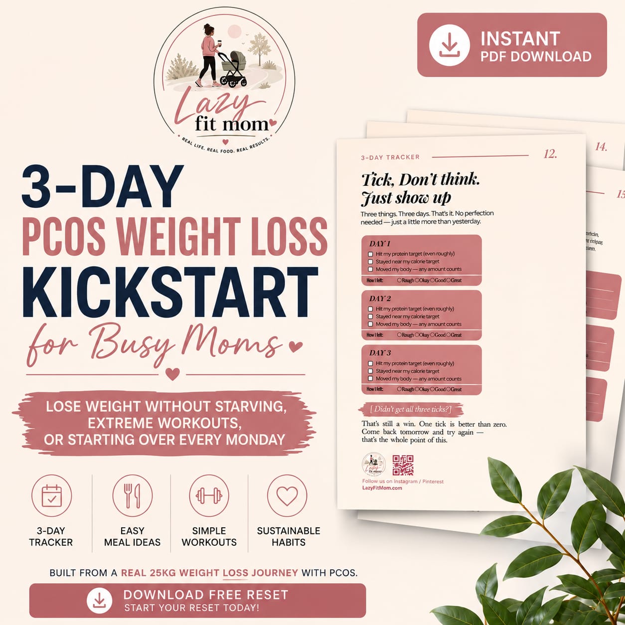 3-Day PCOS Fatloss Kickstart Guide