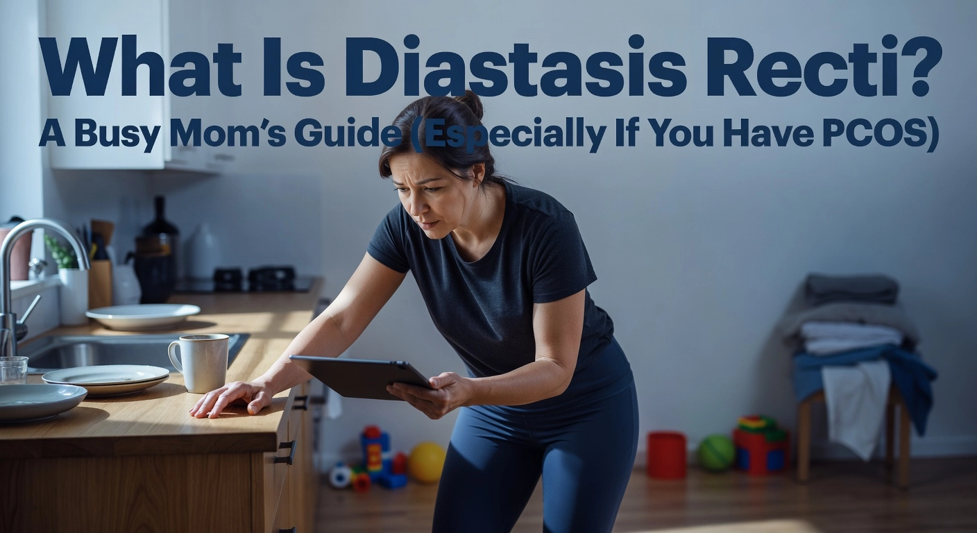 What Is Diastasis Recti? A Busy Mom’s Guide (Especially If You Have PCOS)